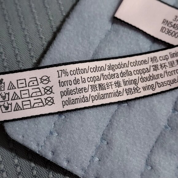 Victoria's Secret Dream Angel Lace Bra Bralette Pink Gray Lavender, Size 36C - Picture 12 of 13